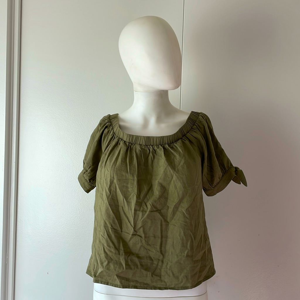 Others Follow Green Shortsleeve Top Szsm